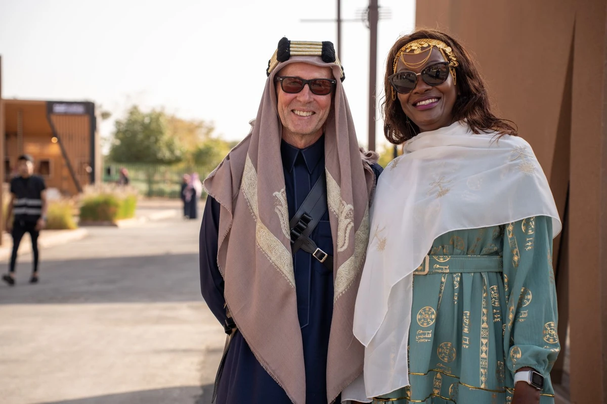 With Saudi Founding Day just passed in the Kingdom, it offered the perfect fashion inspiration for race-goers at the Saudi Cup in Riyadh on Friday and Saturday. (AN Photo/Huda Bashatah)