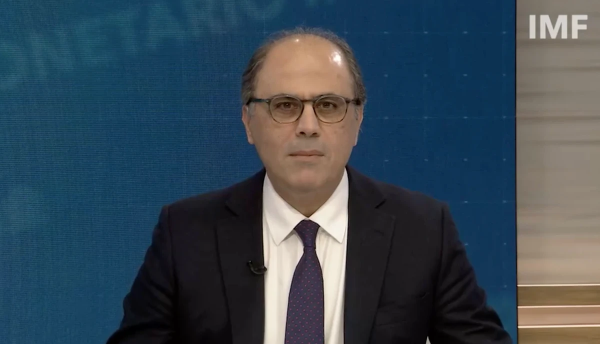 The director of the IMF’s Middle East and Central Asia department, Jihad Azour. Screenshot