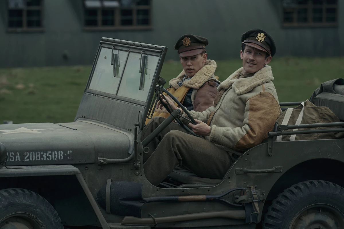 Austin Butler and Callum Turner in ‘Masters of the Air.’ (Supplied)
