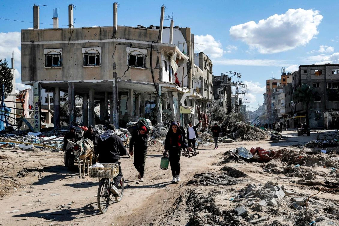 A Paris-based non-governmental organisation on Friday said its Gaza office had been destroyed, expressing concern about the targeting of "civilian buildings" in the besieged Palestinian territory. (AFP)