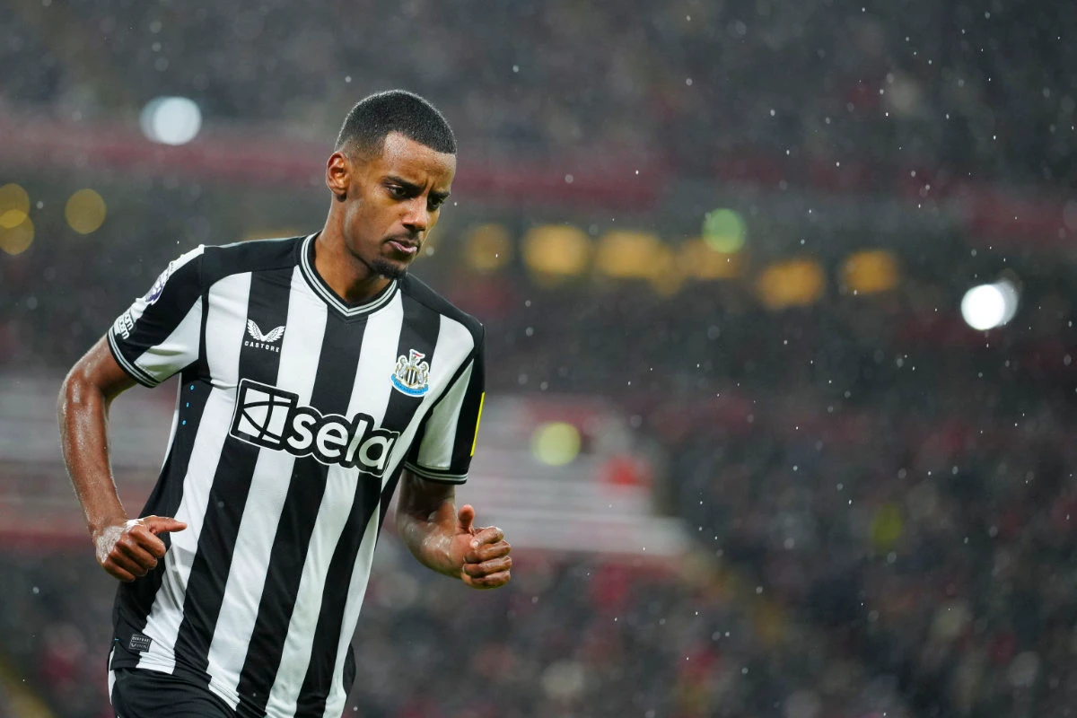 Newcastle expects to have its leading scorer Alexander Isak back from a groin injury soon, possibly for Saturday's Premier League game against Luton. (AP/File)