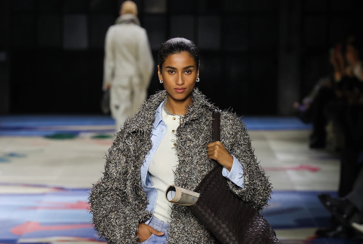 Imaan Hammam has a longstanding connection with the brand, having graced their runways and featured in their campaigns. (Getty Images)