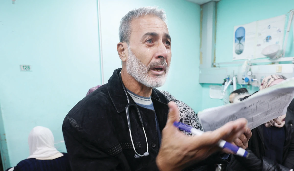 Gaza’s Dr. Said Abdulrahman Maarouf recounts her plight. (Reuters)