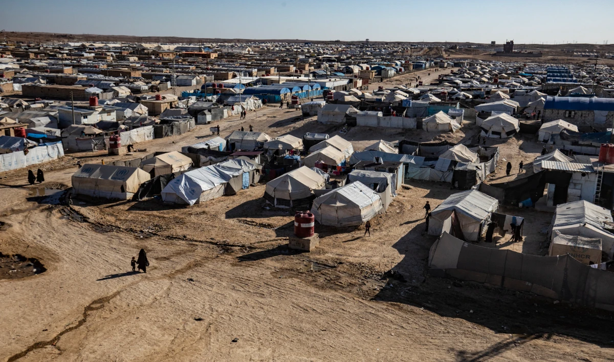 The SDF launched Operation Humanity and Security 3 at Al-Hol on Friday and since then three dozen people have been detained on suspicion of links to the extremist group that once ruled large parts of Syria and Iraq. (AFP/File)