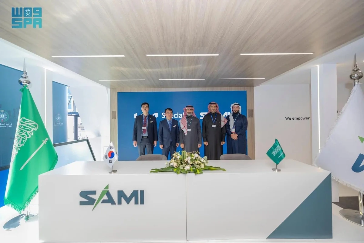 SAMI signed a memorandum of understanding with South Korean automobile manufacturer Kia Corp. at the World Defense Show 2024 in Riyadh. (SPA)