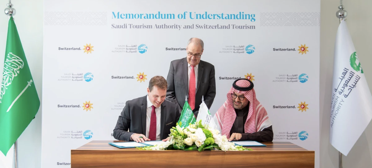 The agreement will strengthen cooperation among Swiss and Saudi tourism agencies and companies. Saudi Tourism Authority/X