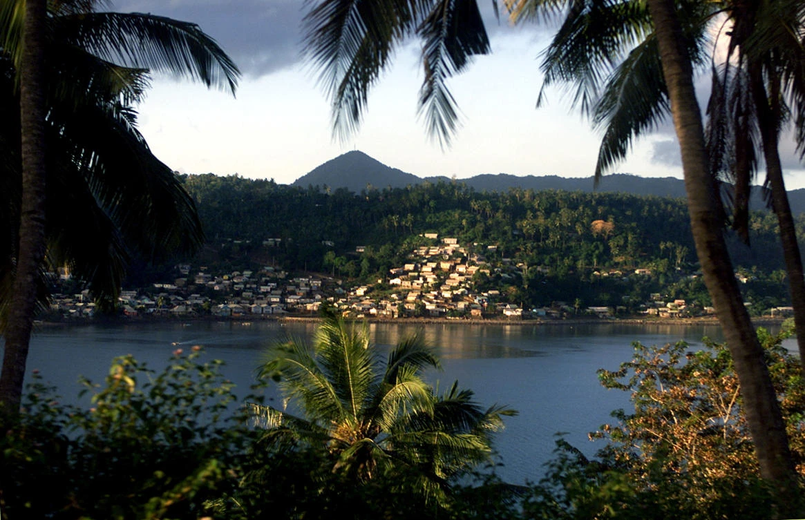 General view of the French overseas territory of Mayotte in the Indian Ocean (AFP)
