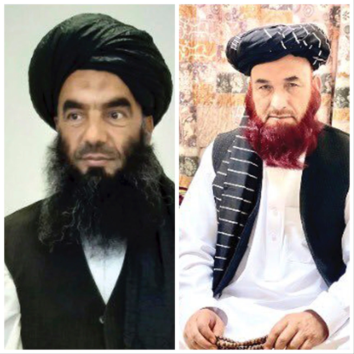 Afghan prisoners Abdul Zahir Saber (left) and Abdul Karim. (AP file photo)