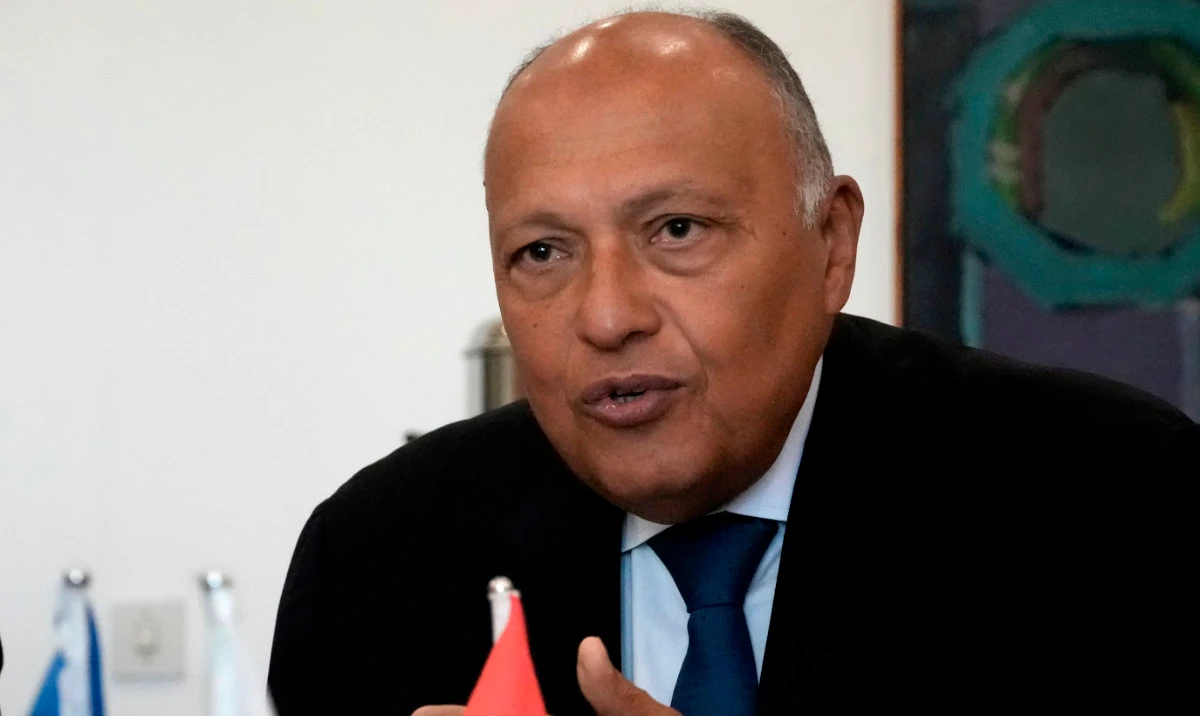 Egyptian Foreign Minister Sameh Shoukry. (AP)