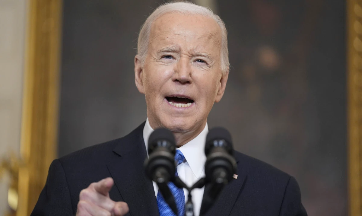 US President Joe Biden on Tuesday condemned “dumb” and “shameful” comments by Donald Trump on NATO. (AP)