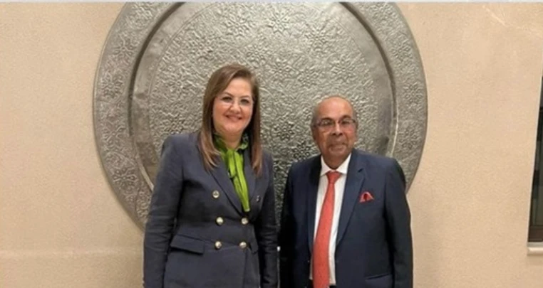 Egypt’s Minister of Planning and Economic Development Hala El-Said held talks with Hinduja Group chairperson Prakash Hinduja