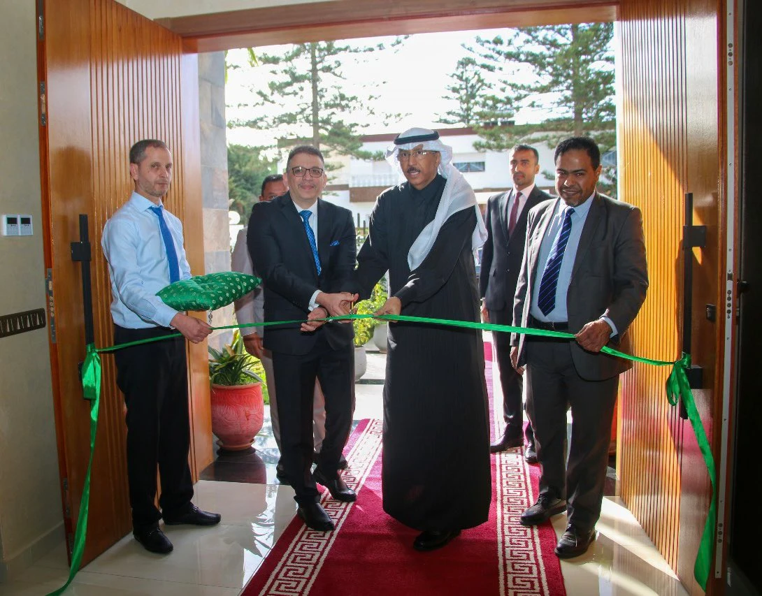 Saudi Ambassador to Morocco Sami bin Abdullah Al-Saleh opened the new headquarters of the Saudi cultural attache in Rabat. (X/@KSAembassyMA)