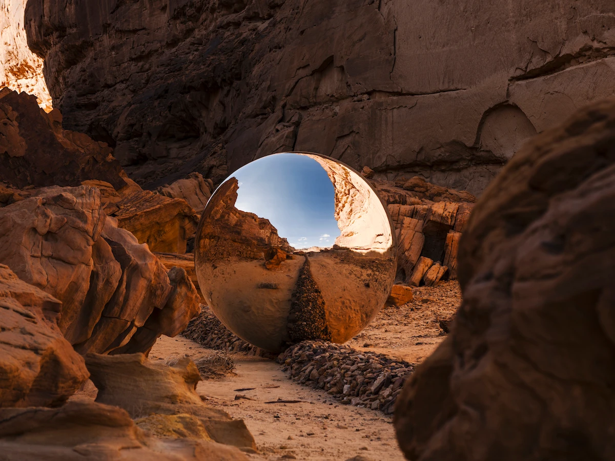 Faisal Samra, The Dot, Desert X AlUla 2024. (Courtesy of The Royal Commission for AlUla)