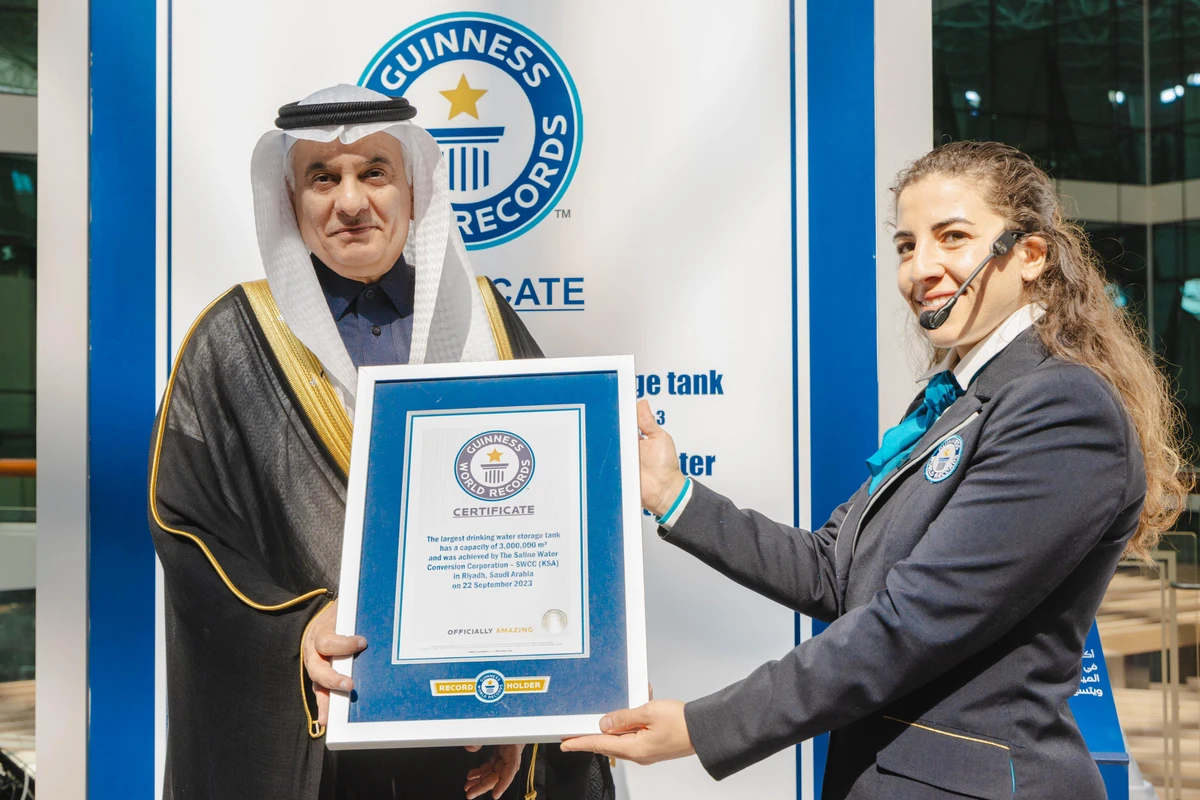 Saudi Arabia’s SWCC garners 9 Guinness World Records for sustainable desalination innovations