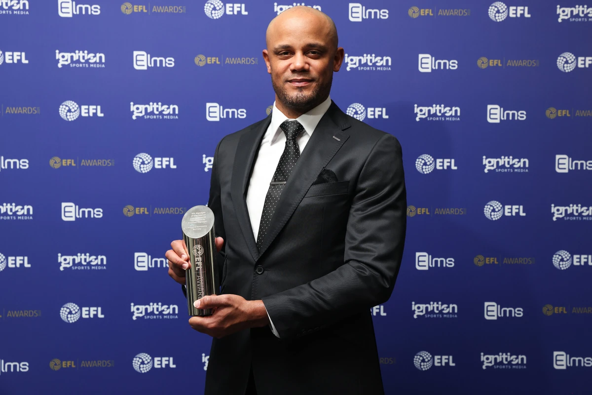 Burnley boss Vincent Kompany has revealed his father's experiences as a political refugee give him the drive and determination to lead the club's fight for Premier League survival. (X/@VincentKompany)