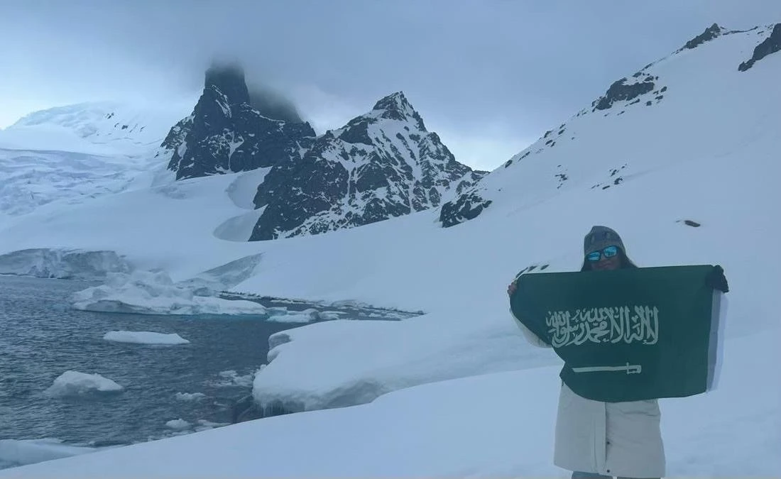 Princess Abeer was part of an expedition that studied, among other things, the impact of climate change on the Antarctic. (Supplied)