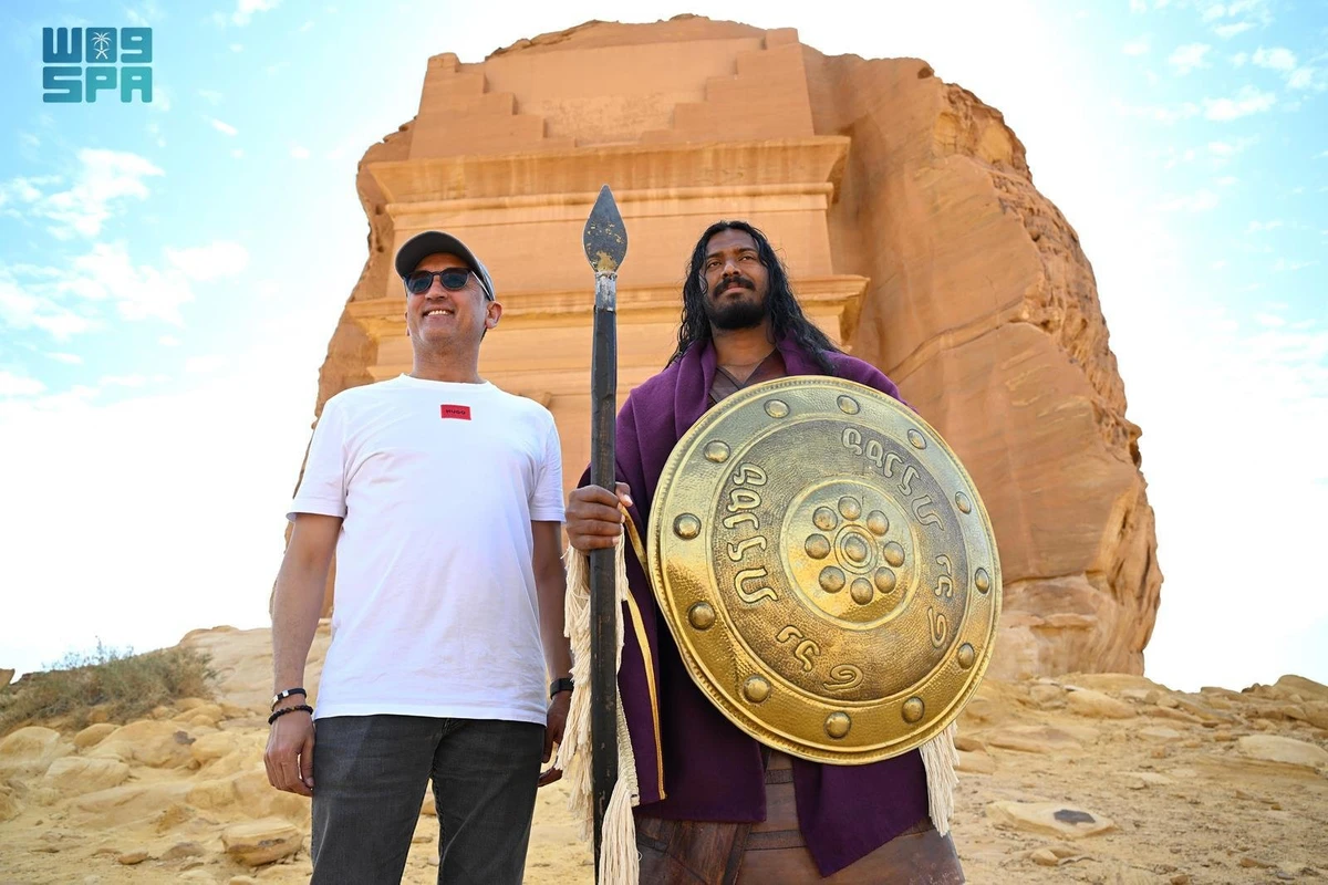 Guests at the Saudi Media Forum had the opportunity to visit AlUla Governorate over the weekend on a fascinating journey through time. (SPA)