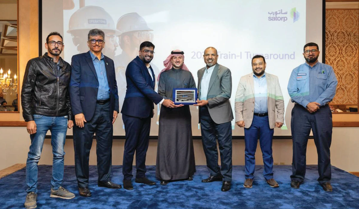The acknowledgment took place at a ceremony held by SATORP in Jubail, honoring contractors involved in the scheduled maintenance in 2023.