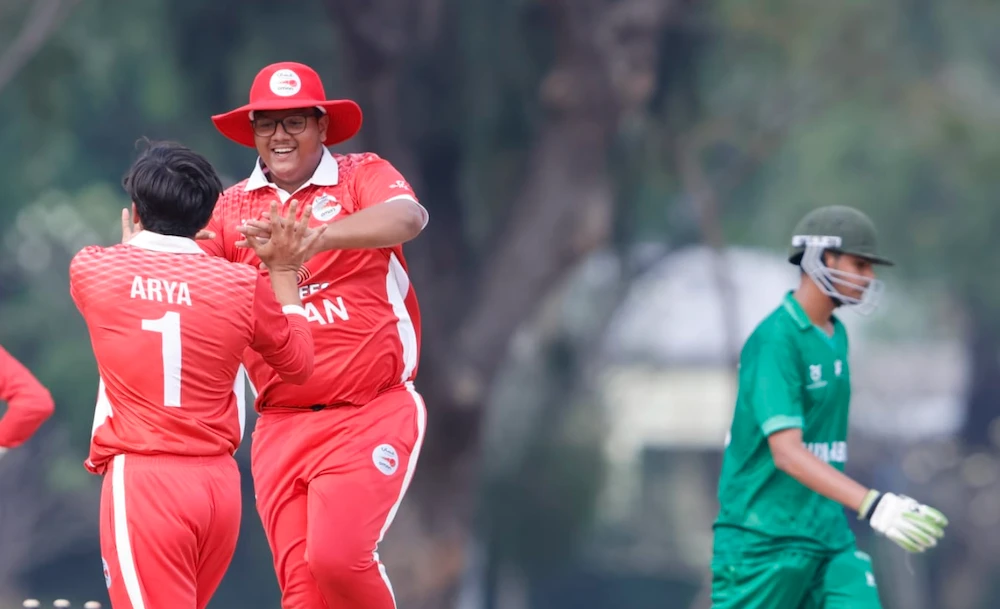 Saudi Arabia’s International Cricket Council U19 World Cup qualifying campaign got off to a bad start on Monday when the team were beaten resoundingly by Oman. (ICC)