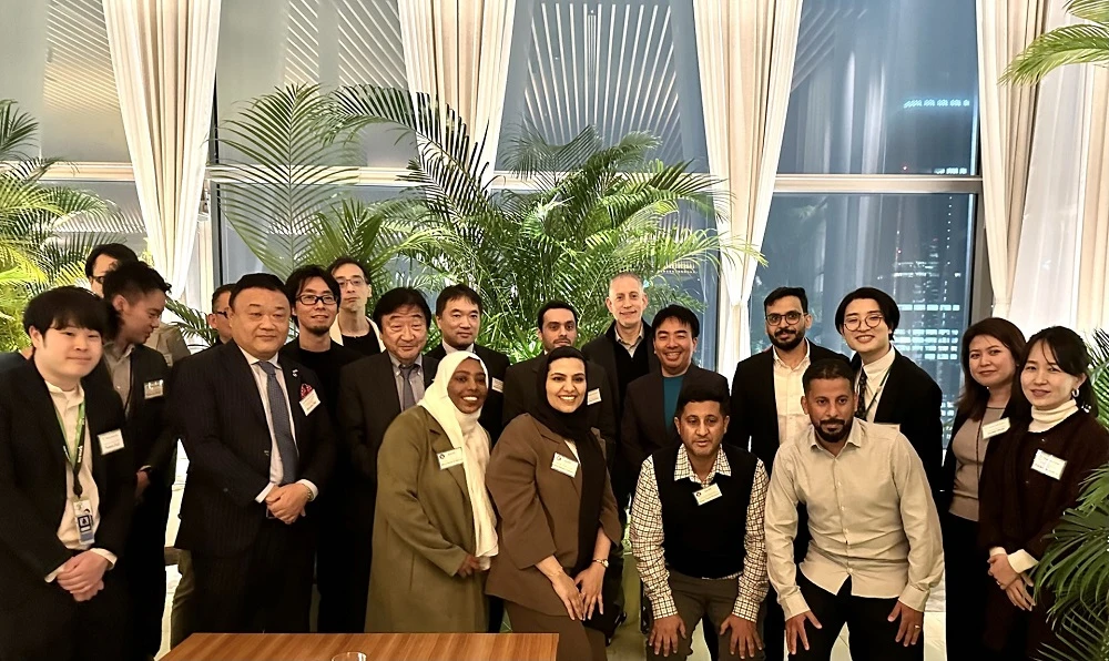 This week, the program includes visiting the actual fields of Japan's smart cities in Shirahama Town, Susami Town and Hidakagawa Town in Wakayama prefecture. (AN Japan Photo)