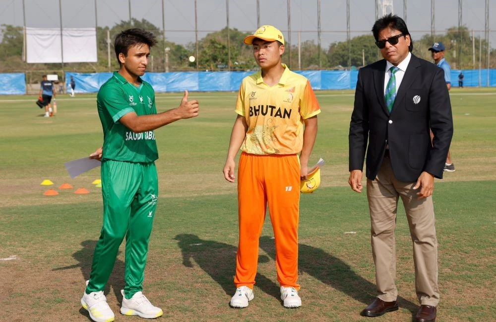 Bhutan won the toss at Terdthai Cricket Ground in Bangkok; electing to bat first. (X/@ThailandCricket)