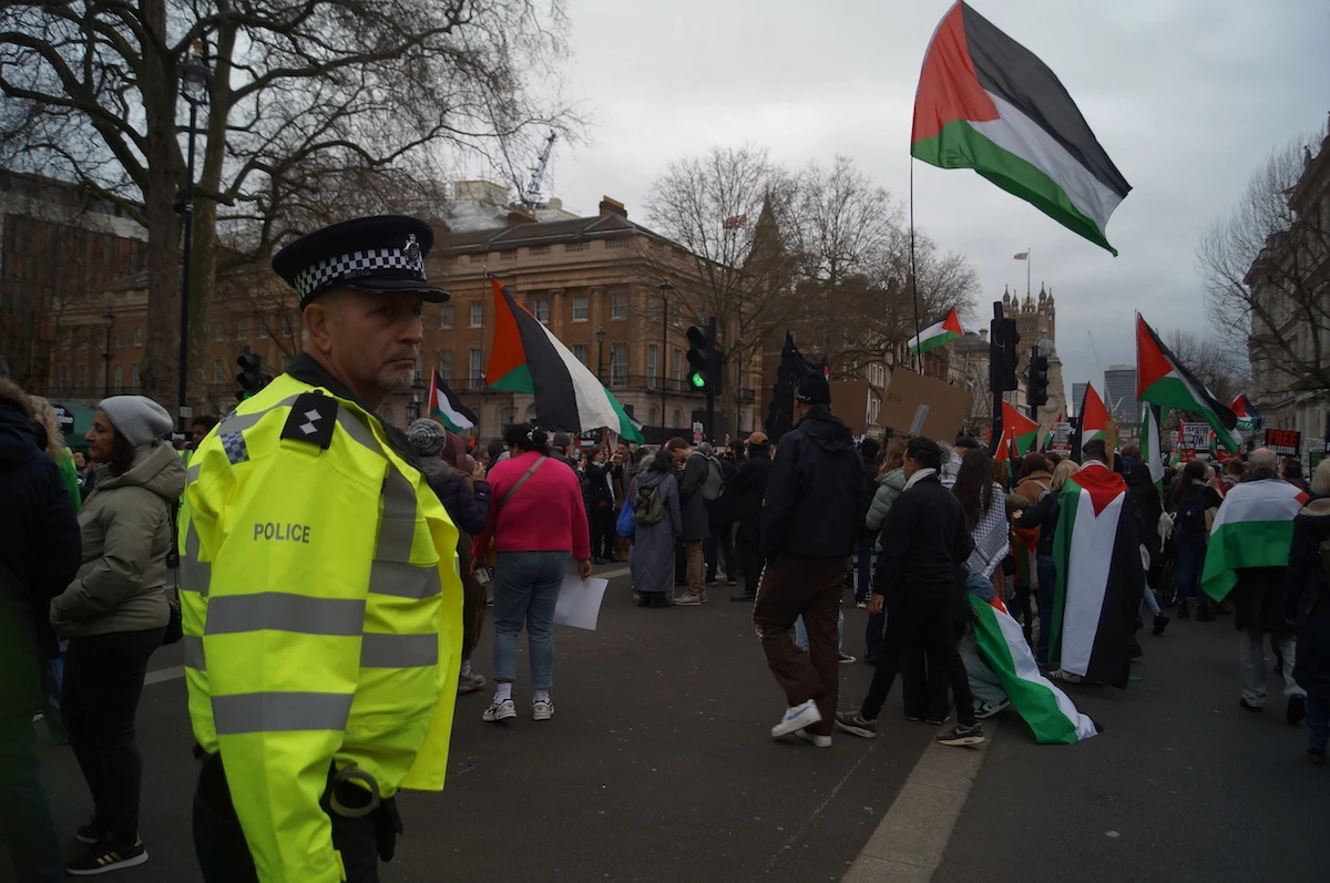 Ministers are concerned about the drain on police resources, with estimates suggesting that the protests have cost £25 million. (AN photo/Tamara Turki)