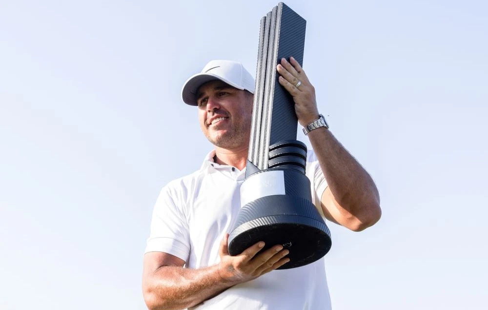 Brooks Koepka is aiming for a third successive win at LIV Golf Jeddah this week. (Chris Trotman/LIV Golf)