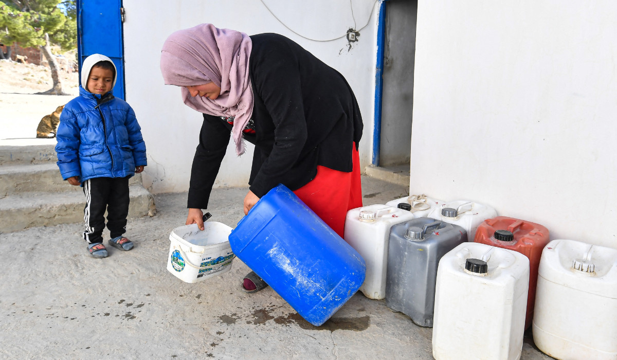 Tunisia has launched water desalination plants to try to make up for the country’s lack of dams and the impact of climate change. (AFP)