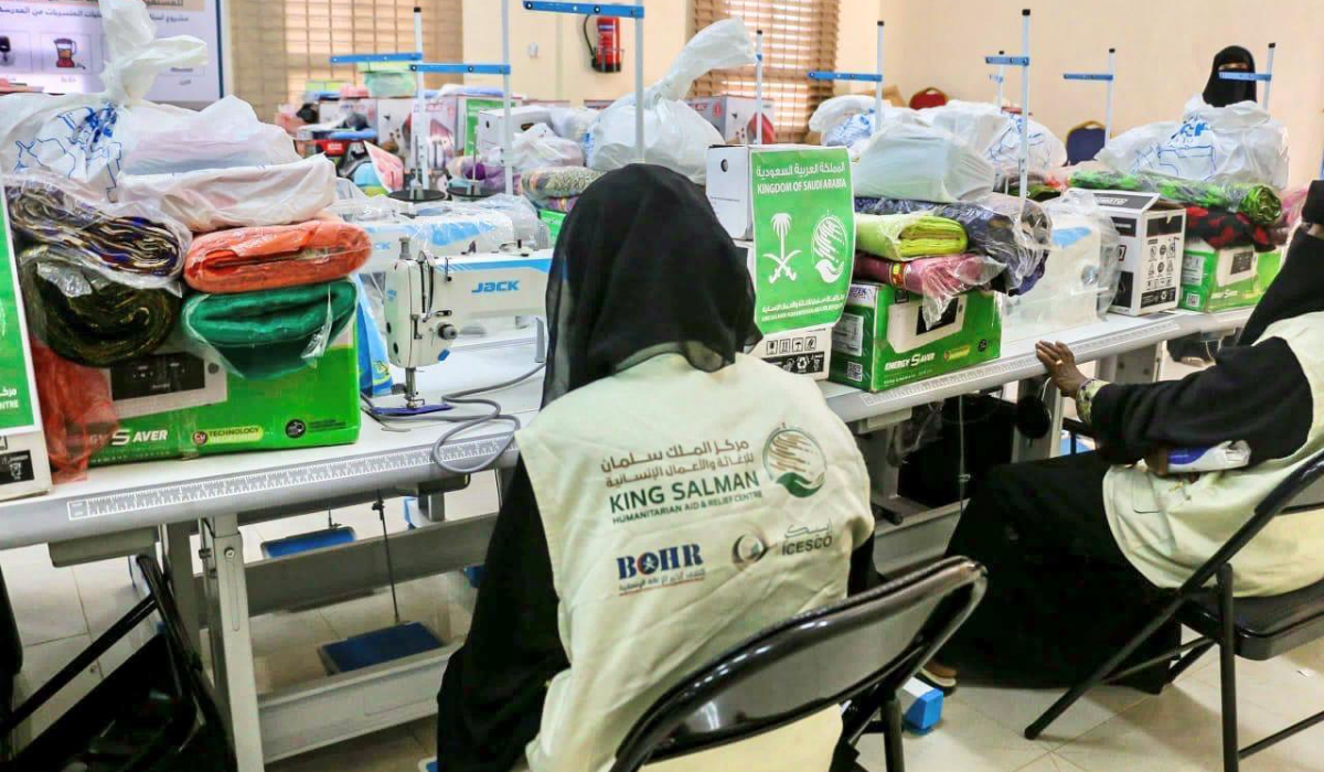 The project is part of the humanitarian and relief projects provided by the Kingdom’s humanitarian arm, KSrelief, to impoverished families in Yemen. (SPA)