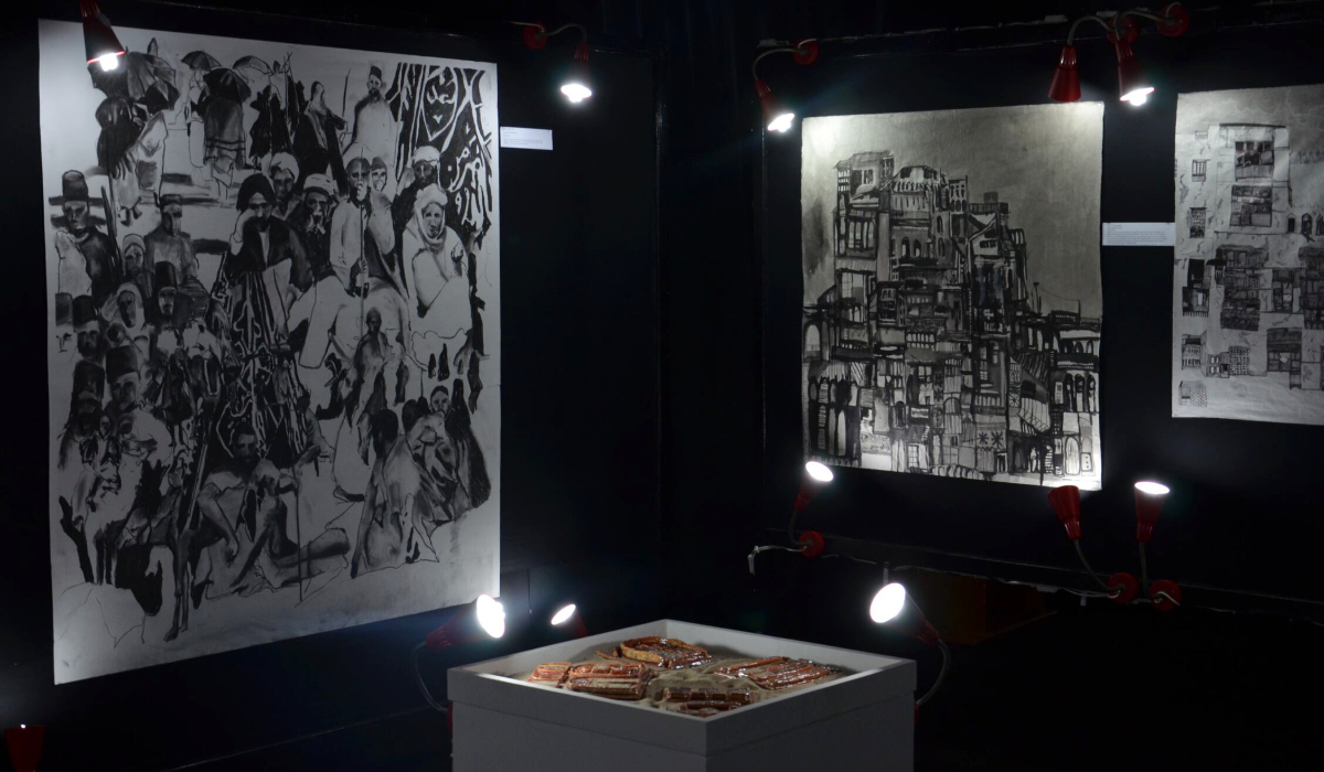 Layal Alireza's work explores the concepts of identity and culture, drawing inspiration from old Jeddah as a foundational element of her family history. (Supplied)