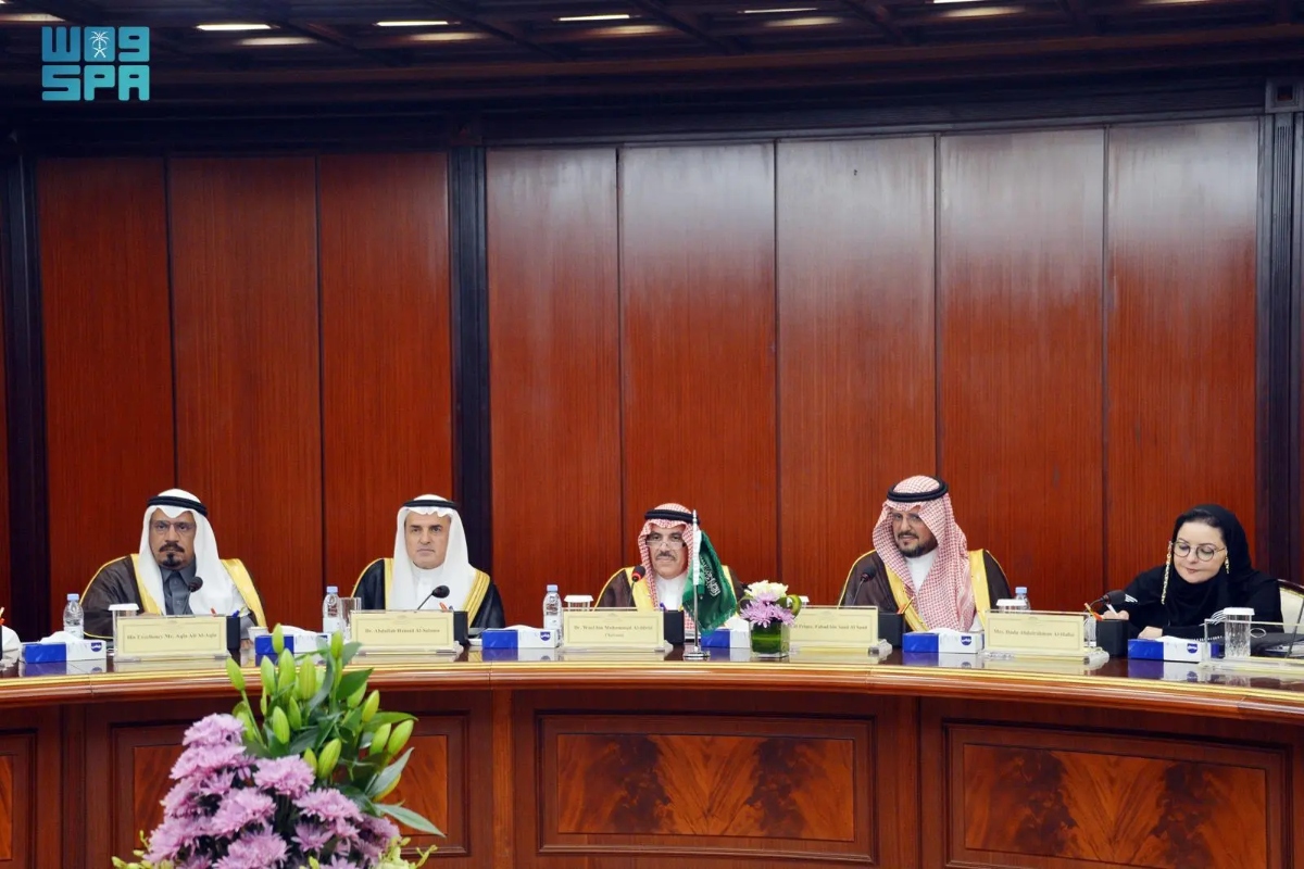 The Shoura Council members were from the body’s Foreign Affairs Committee and the UK politicians represented their nation’s Foreign Affairs Select Committee. (SPA)