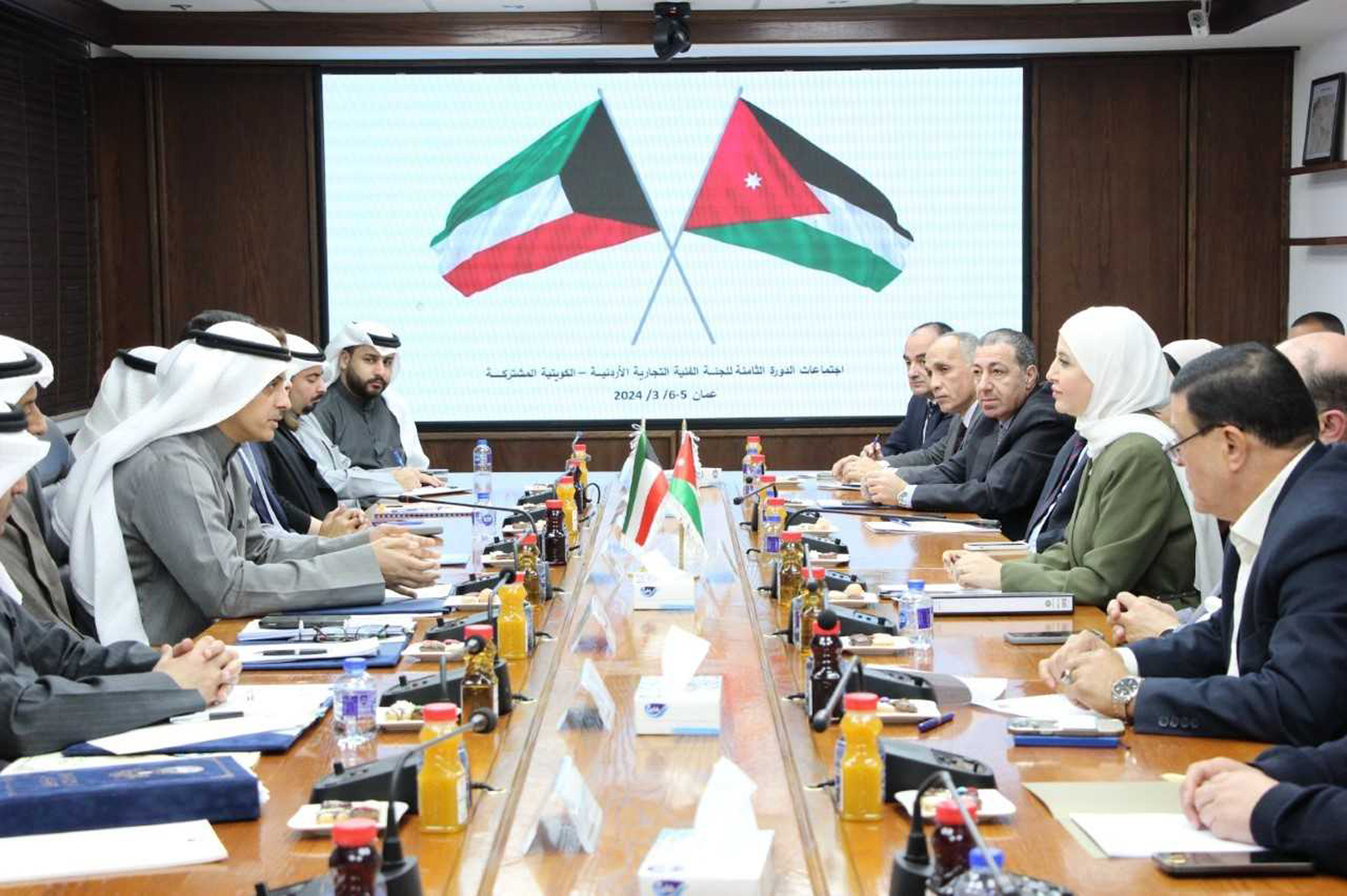 The Jordanian-Kuwaiti Trade Technical Committee in Amman. (Petra)