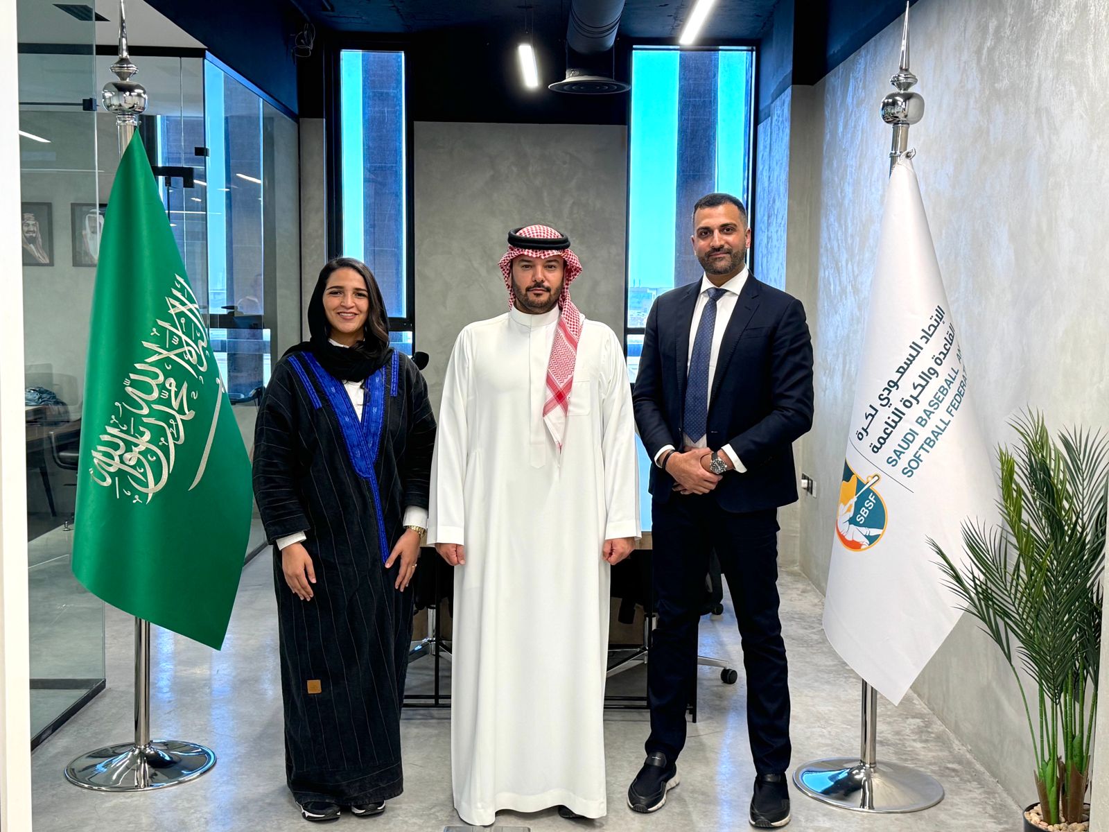 Pact signed between Saudi Baseball and Softball Federation and Baseball United. (Supplied)