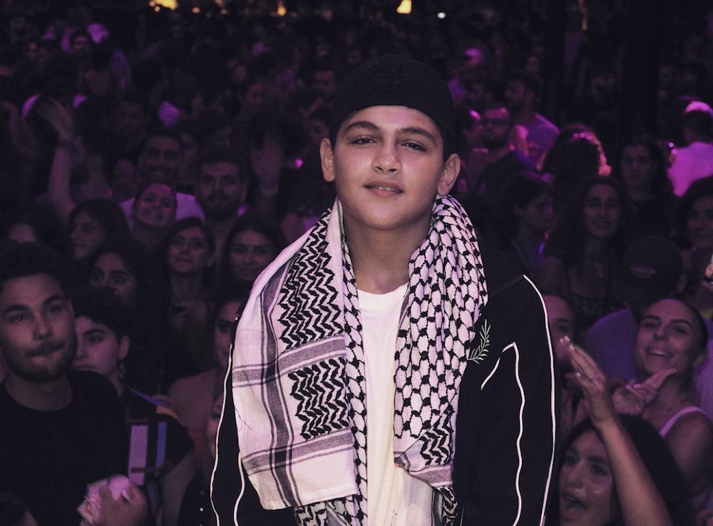 15-year-old Palestinian rapper MC Abdul became a viral sensation in 2020 at the age of 10 with an emotional cover version of “See You Again” by Wiz Khalifa. (Instagram/@mca.rap)