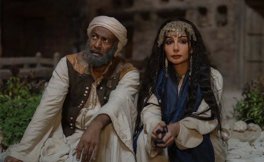 Faisal Alamiri and Mona Hussain in Ramadan TV show ‘Zaman Al-Ajaj.’ (Supplied)