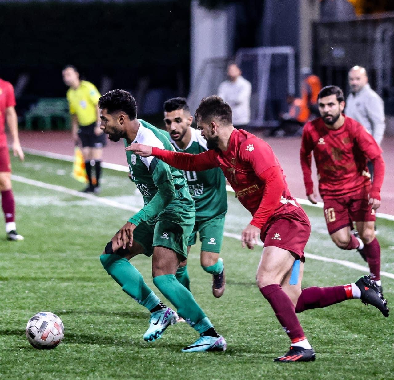 This weekend will see the 74th meeting between the Lebanese Premier League’s two most popular clubs, Nejmeh SC and Al-Ansar, in what is inevitably a closely fought fixture. Al Ansar won 5-1 against Nejmeh on Dec 8, 2023. (Facebook/Al-Ansar FC)