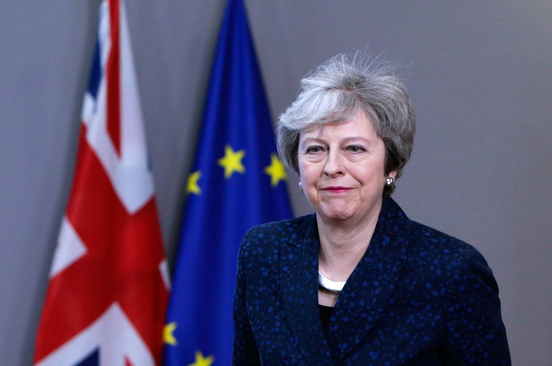 Former UK prime minister Theresa May on Mar. 8, announced that she will stand down as a member of parliament at the next general election, due to take place later this year. (AFP/File)
