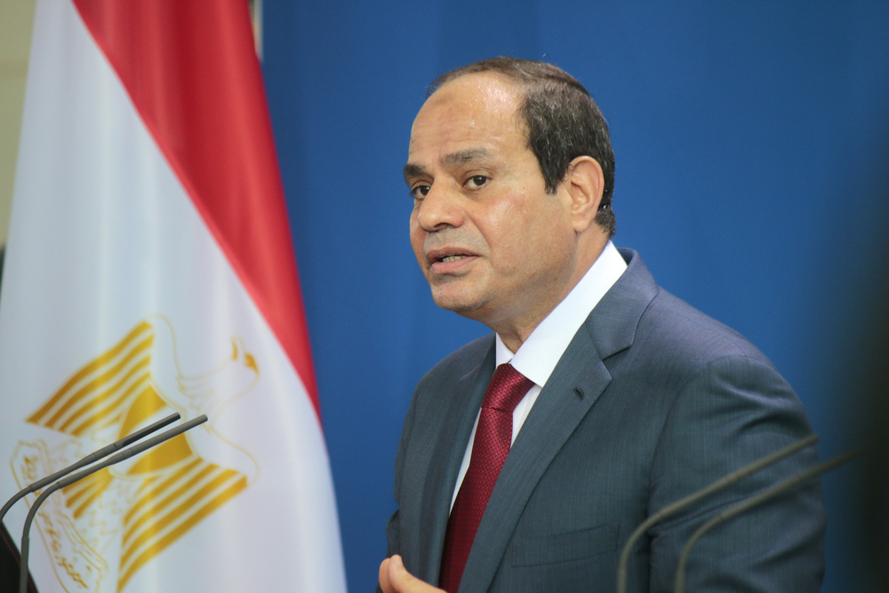 Sisi said he had stopped the pound from floating last year for national security reasons because a large amount of funding was needed before making such a move. Shutterstock