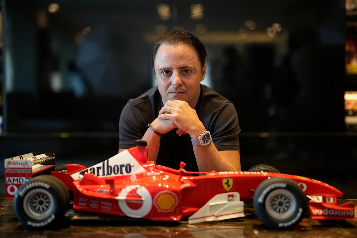 Former Formula One driver Felipe Massa said on March 11, 2024 that he filed a lawsuit in a London court against auto racing's governing body FIA, series owner Formula One Management (FOM) and Bernie Ecclestone amid his attempt to claim the 2008 title. (File/AP)