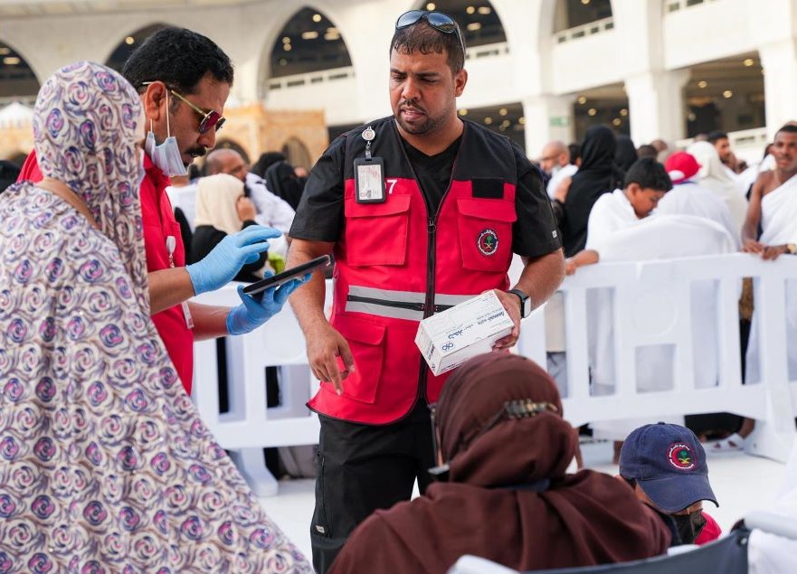 Special emergency services have been set up to deal with visitors to the Grand Mosque in Makkah during Ramadan. (SPA)