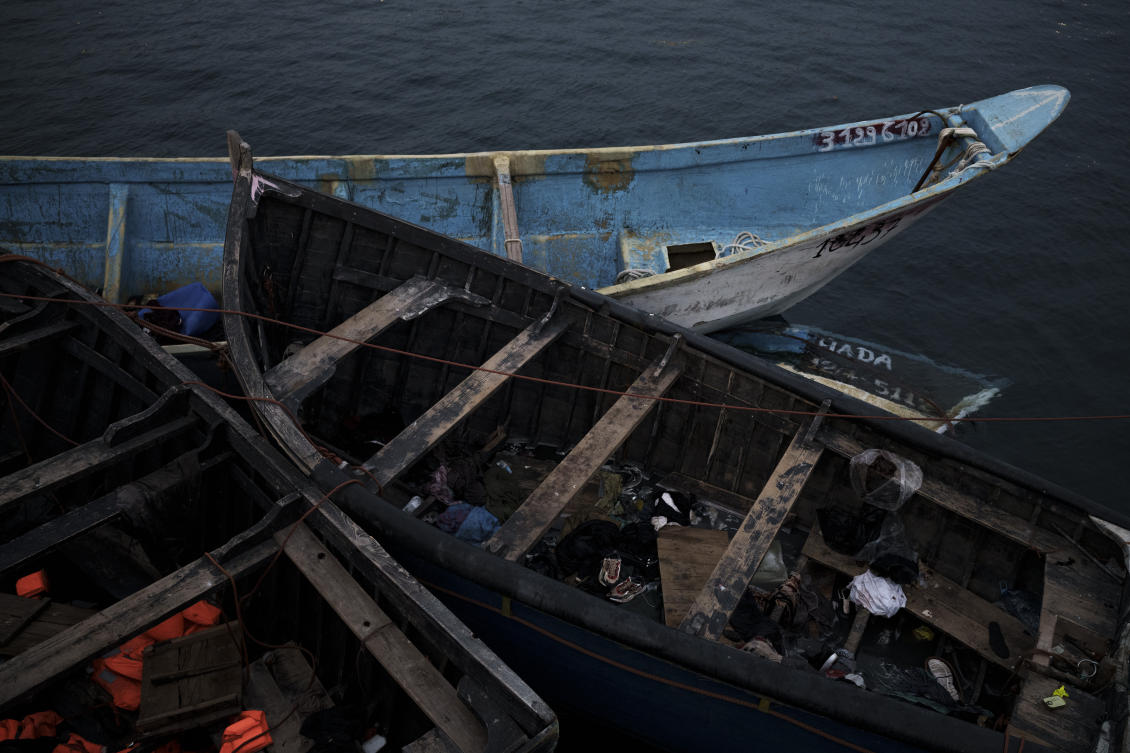 Two people died and five are feared dead after they attempted to reach Spain’s Canary Islands on a boat with migrants on board, authorities said on Tuesday. (AP)