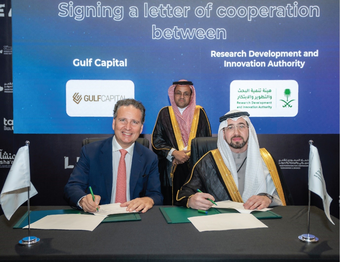 The letter of intent was signed in Riyadh by Rami Niazi, vice governor of strategy at the RDIA, and Karim El-Solh, co-founder and CEO of Gulf Capital. Supplied