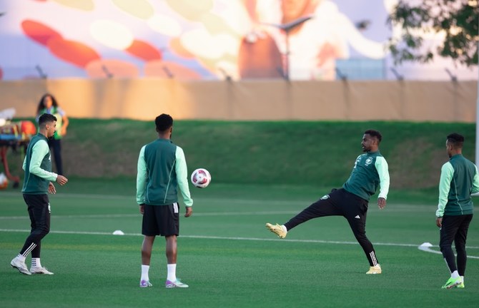 The Green Falcons begin training in Riyadh on Sunday in preparation for the third and fourth rounds of the second stage of the Asian qualifiers for the 2026 FIFA World Cup and 2027 Asian Cup. (File/Supplied)