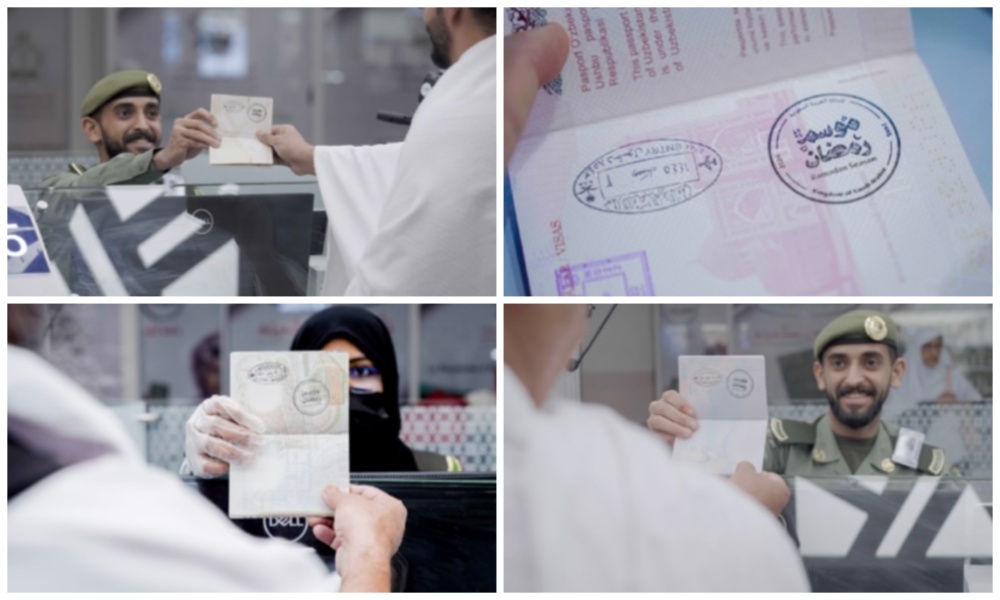 The stamp will be available to travelers at airports in Jeddah, Riyadh, and Dammam throughout the month of Ramadan. (X/@AljawazatKSA)