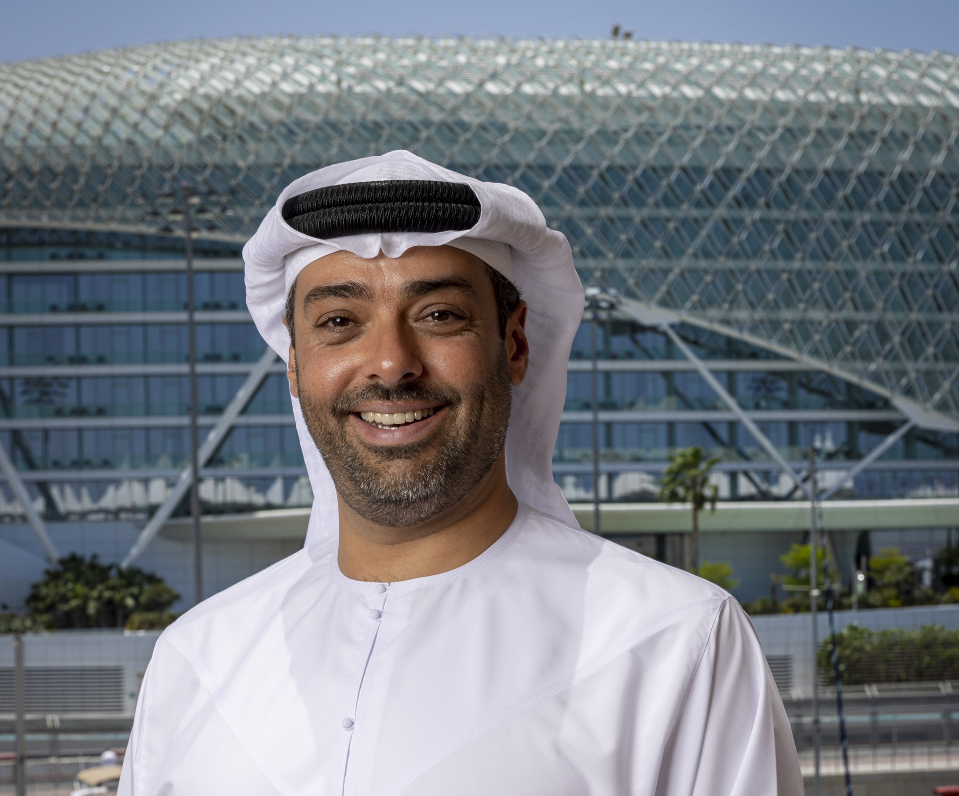 Saif Al-Noami, CEO of Ethara, at Yas Marina Circuit in Abu Dhabi. (Ethara)