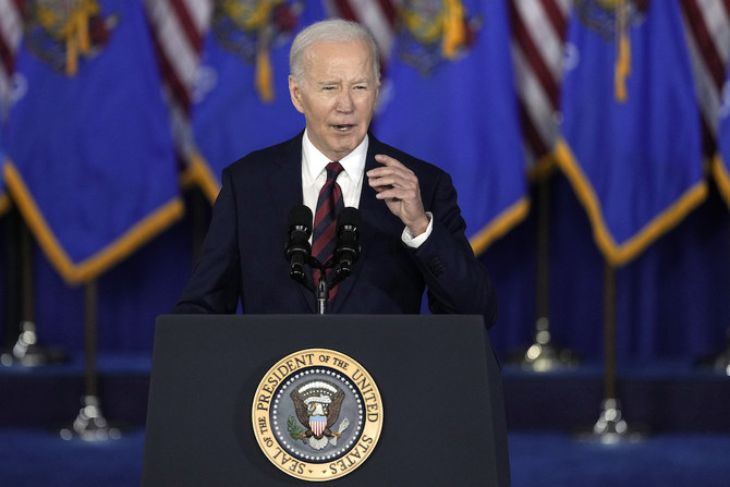 President Joe Biden speaks at an event in Milwaukee on March 13, 2024. (AP/File)