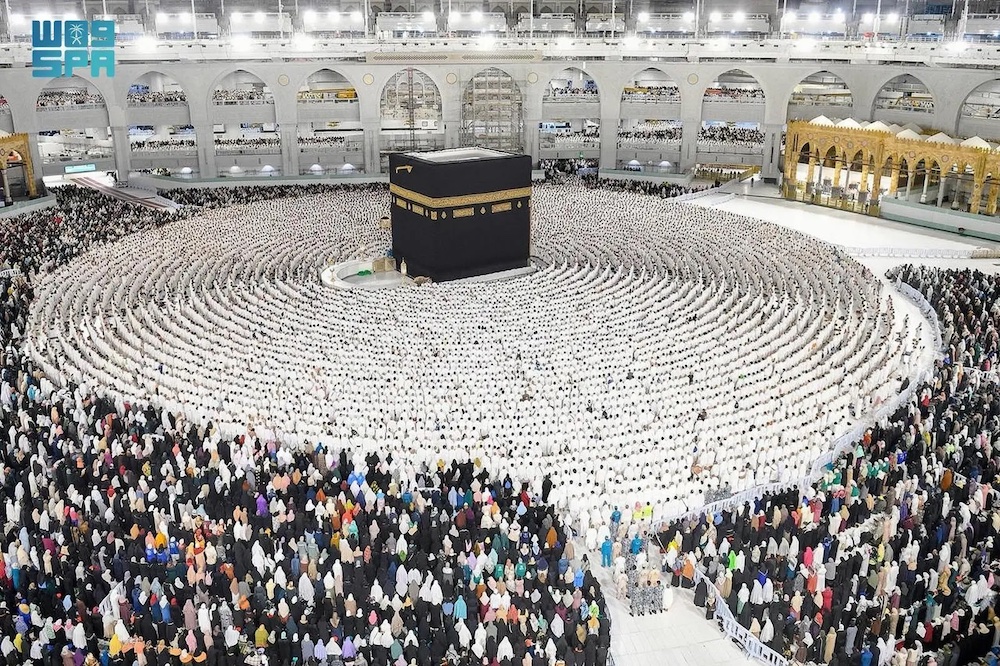 One of the vent highlights was a presentation on the King Abdulaziz Complex for Holy Kaaba Kiswa covering its history and the process of manufacturing the kiswa. (SPA)