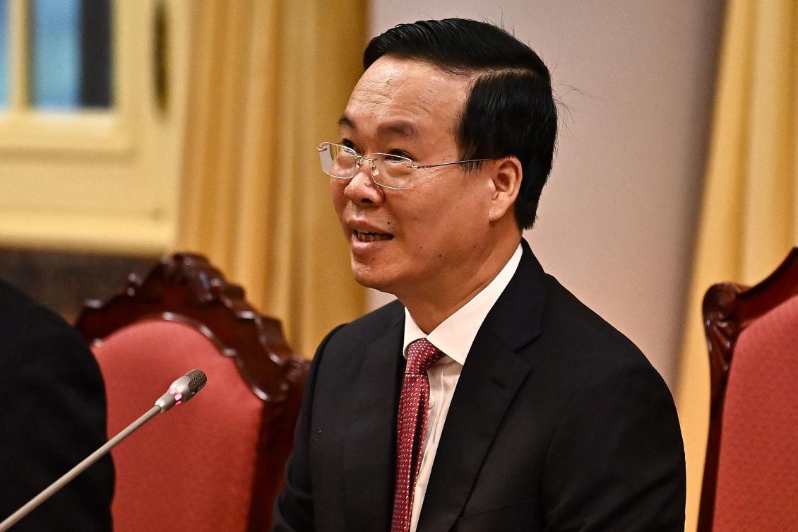 Vietnam’s President Vo Van Thuong is the latest high-profile leader to fall as the communist country is roiled by a sweeping graft purge and political feuding. (AFP)