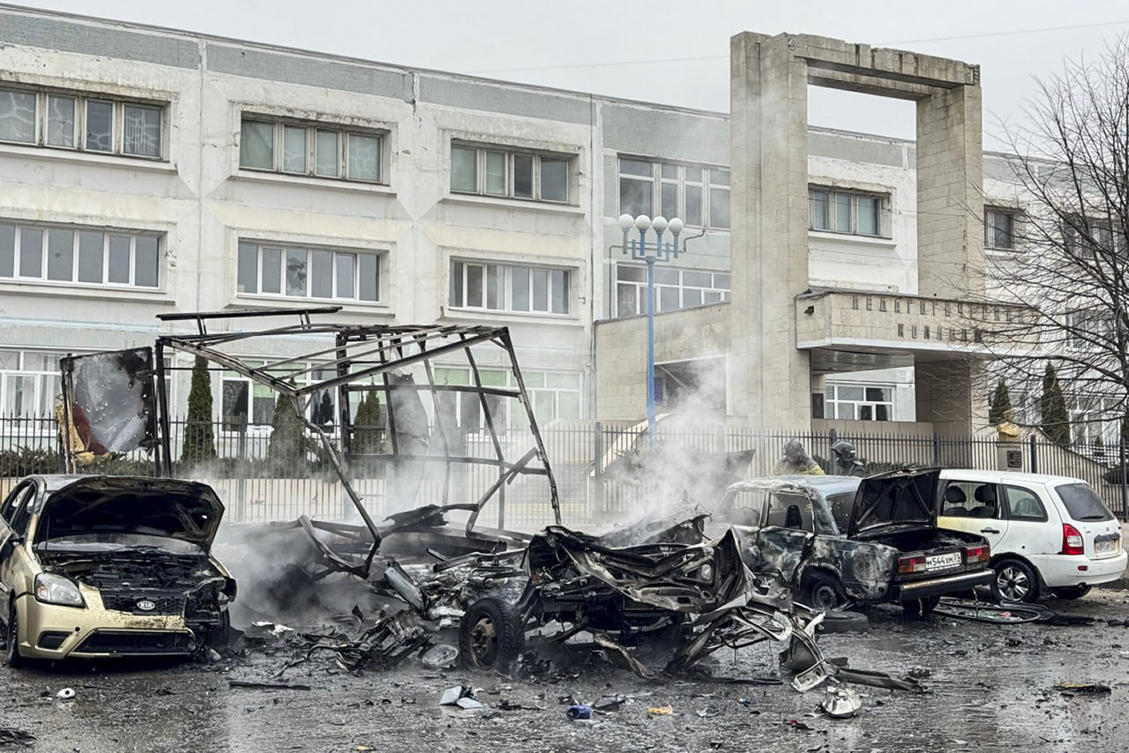 Belgorod region that borders Ukraine has seen a surge in Ukrainian attacks as Kyiv's forces ramped up strikes as the war drags into a third year. (File/AP)