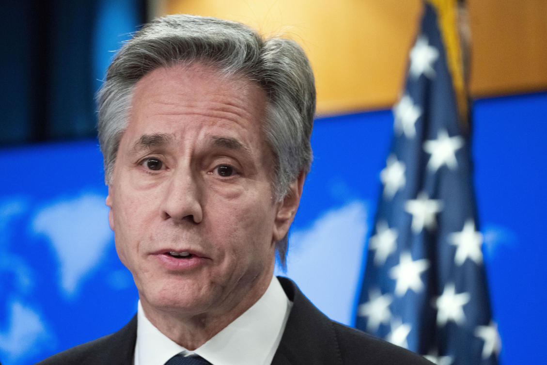 US Secretary of State Antony Blinken on Saturday denounced the deadly Moscow attack as a “heinous crime” and said Washington condemns “terrorism in all its forms..” (AP/File)